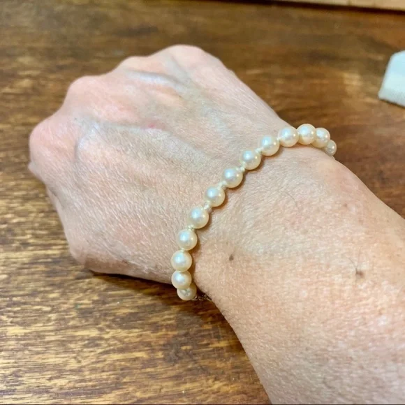 Swarovski Crystal Faux Pearl Bracelet & Necklace